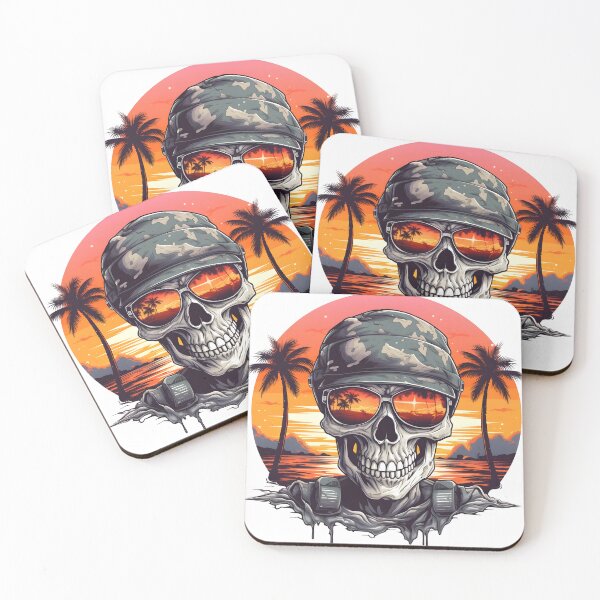 Item preview, Skull Soldier Orange Beach designed and sold by SkullTroops.