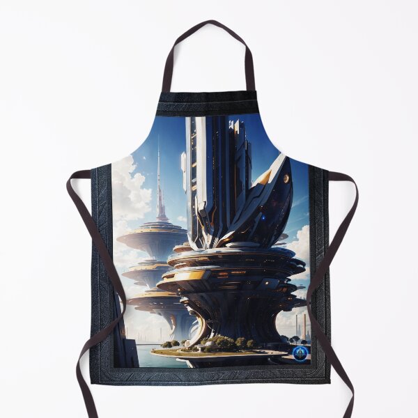 Item preview, The Xentaris Sky City Of Levenkar Science Fiction AI Concept Art by Xzendor7 designed and sold by Xzendor7 Digital Art Creations.
