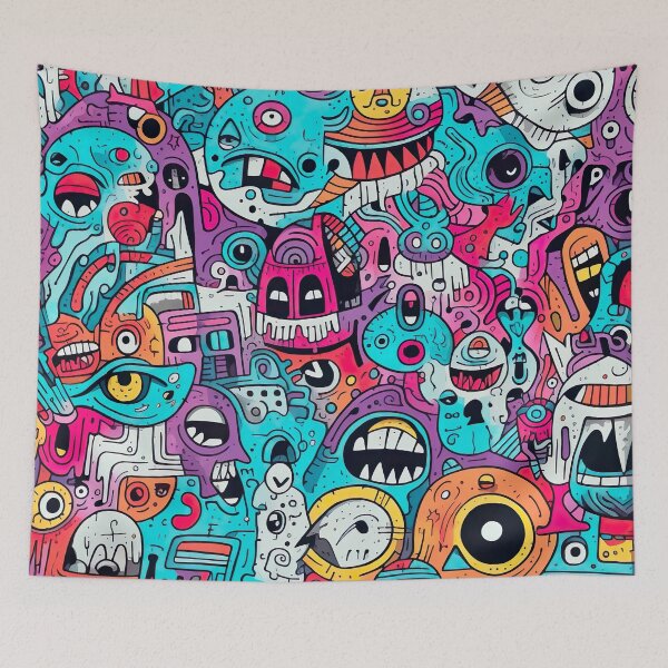 Item preview, Funny monster pattern designed and sold by miss-keysmash.