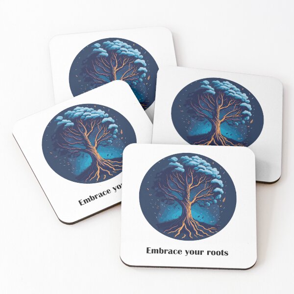 Item preview, Embrace your roots, a tree in the night designed and sold by AmatistaThreads.