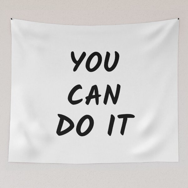 Item preview, You Can Do It Motivation  designed and sold by GardenistaShop.