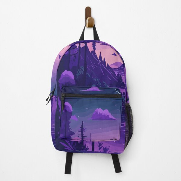 Item preview, My Home - Purple mountains behind a lake designed and sold by elearah1.