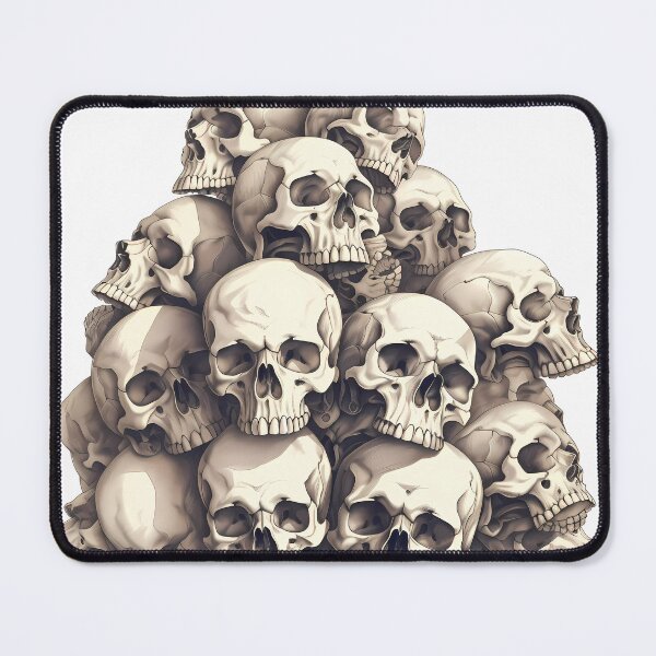 Item preview, Heap of Human Skulls without Jaws designed and sold by SingularityGeek.