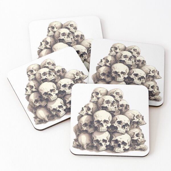 Item preview, Heap of Human Skulls without Jaws designed and sold by SingularityGeek.