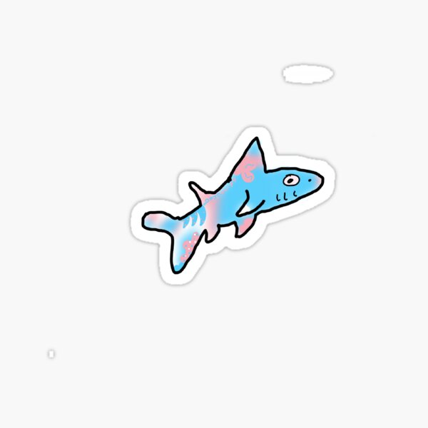 Pride Shark trans?️⚧️ Sticker