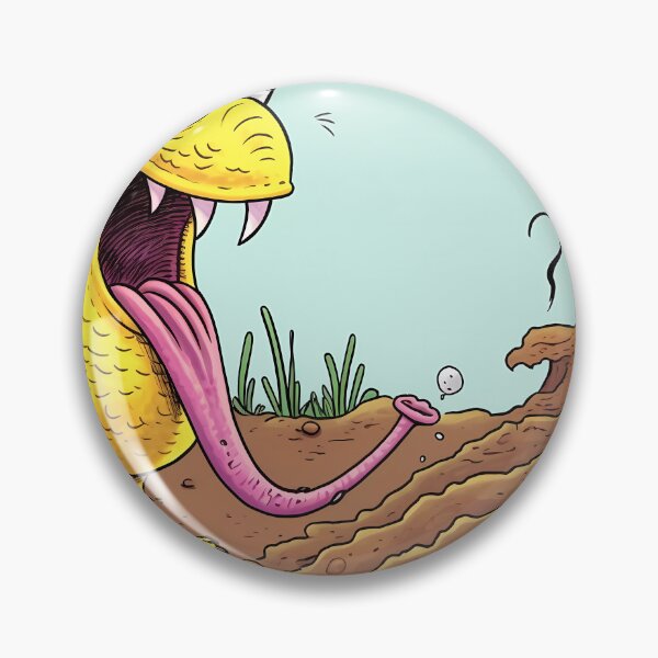 Item preview, Hungry Yellow Alien with Fangs and a Fly's Tongue designed and sold by SingularityGeek.