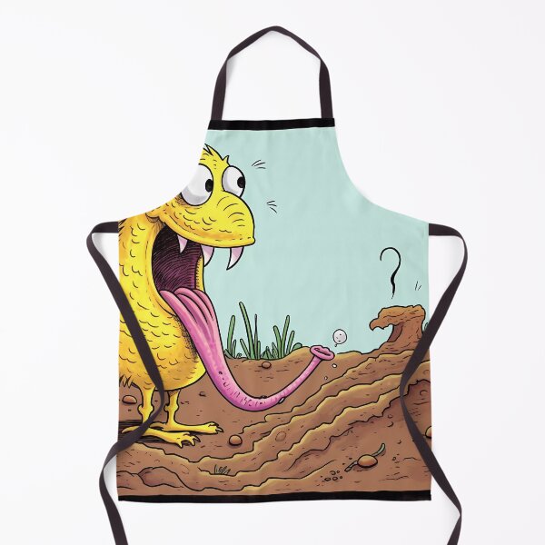 Item preview, Hungry Yellow Alien with Fangs and a Fly's Tongue designed and sold by SingularityGeek.