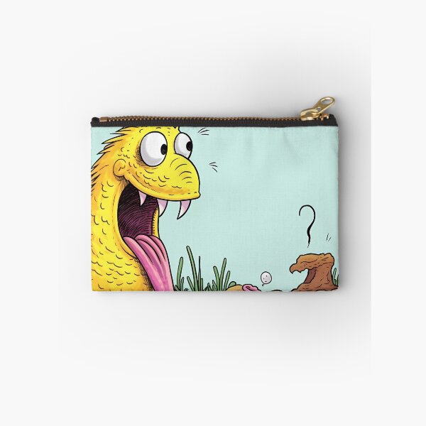 Item preview, Hungry Yellow Alien with Fangs and a Fly's Tongue designed and sold by SingularityGeek.