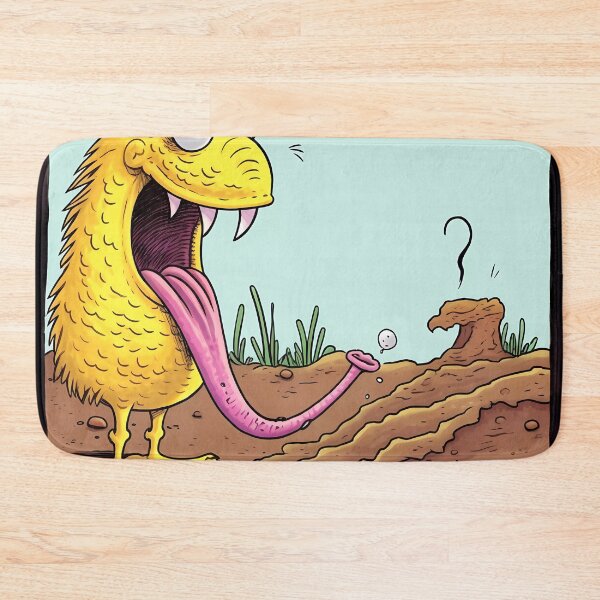 Item preview, Hungry Yellow Alien with Fangs and a Fly's Tongue designed and sold by SingularityGeek.