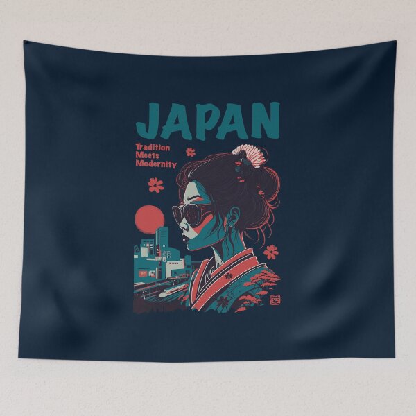 Item preview, Japan: where Tradition meets modernity designed and sold by IcalsaidArt.