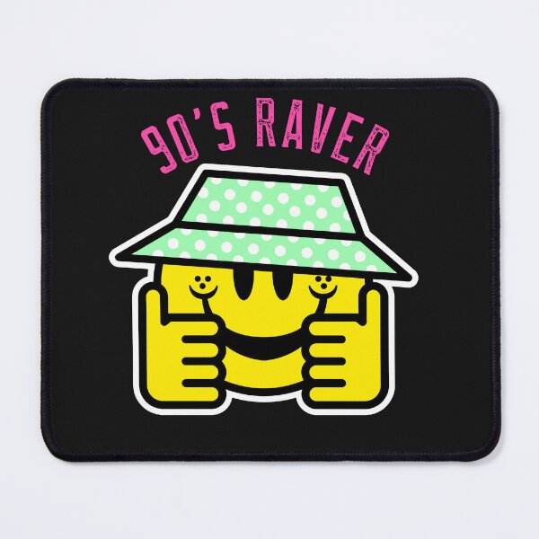 Item preview, 90s Raver House Music Acid House Smile Cute Funny Rave Festival DJ designed and sold by Ravermonkey.
