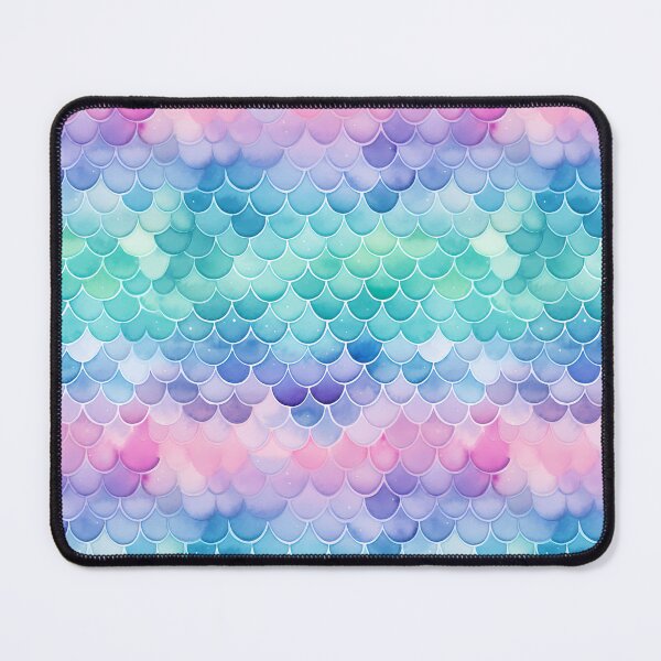 Item preview, Watercolour Mermaid Scales Seamless Pattern designed and sold by PatternStudios.