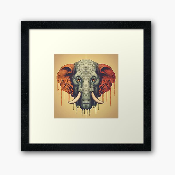 Indian Elephant Wall Art for Sale