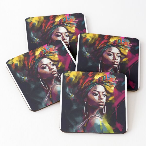 Item preview, Womens Rights Black African American Girl Woman Afrocentric Art designed and sold by MartynGrey.