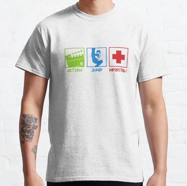 Action! Jump! Hospital! (Jackie Chan quote) (colour) Classic T-Shirt