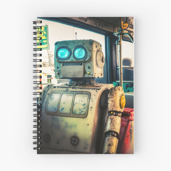 Item preview, Robot Riding a NYC bus designed and sold by drawbey.