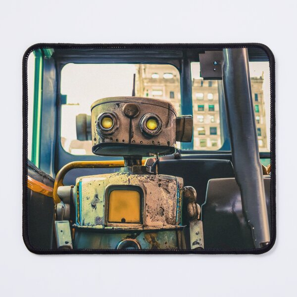 Item preview, Robot Riding a NYC bus designed and sold by drawbey.