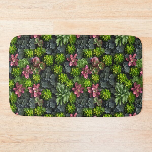 Item preview, Blooming Succulents Pattern: Vivid Desert Splendor - Maixibilionoxis Vertical Garden Collection designed and sold by Maixibilionoxis.