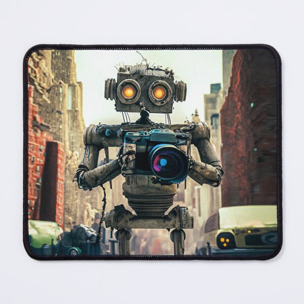 Item preview, Robot taking Pictures in NYC designed and sold by drawbey.