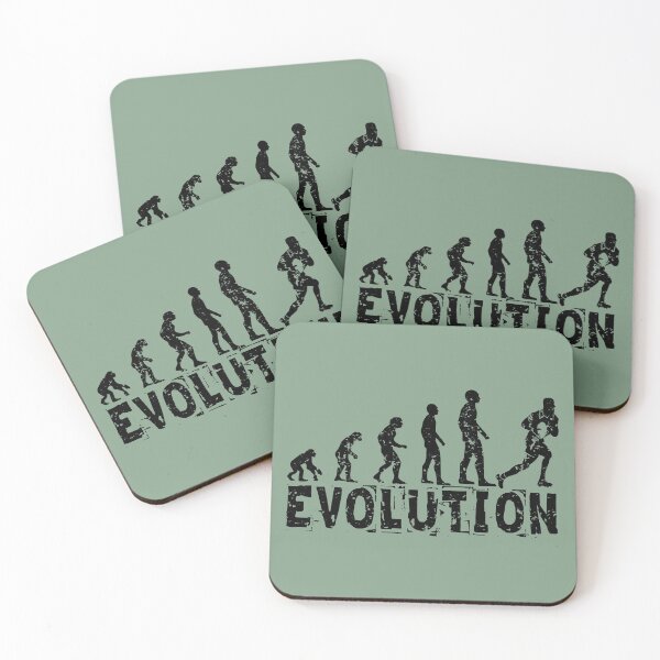 Item preview, Evolution rugby (black) designed and sold by SolidEarthArt.