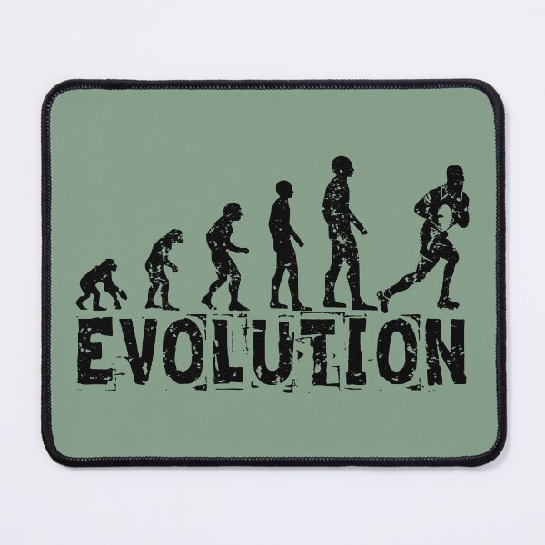 Item preview, Evolution rugby (black) designed and sold by SolidEarthArt.