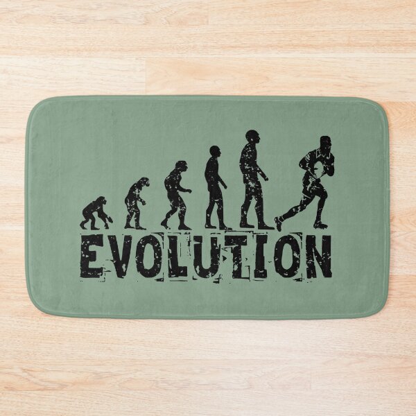 Item preview, Evolution rugby (black) designed and sold by SolidEarthArt.