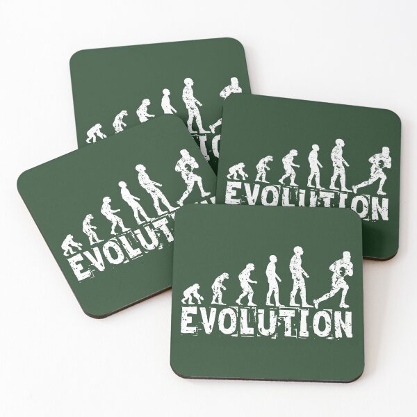 Item preview, Evolution rugby (white) designed and sold by SolidEarthArt.