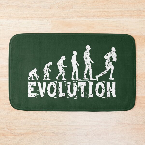Item preview, Evolution rugby (white) designed and sold by SolidEarthArt.