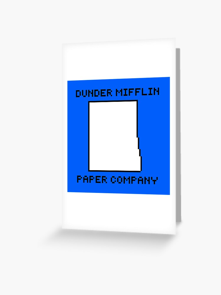 The Office Pam's Dunder Mifflin Logo | Limitless Paper in A Paperless World  | Metal Print