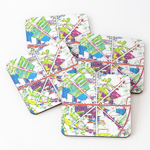 Item preview, Map Graphic of Nowosolna District in Lodz designed and sold by Nowosolnianka.