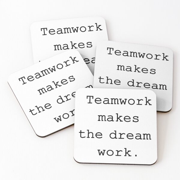 Item preview, Teamwork makes the dream work designed and sold by ClaudiaLobos.
