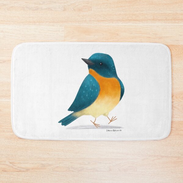 Item preview, Tickells Blue Flycatcher Bird designed and sold by julianamotzko.