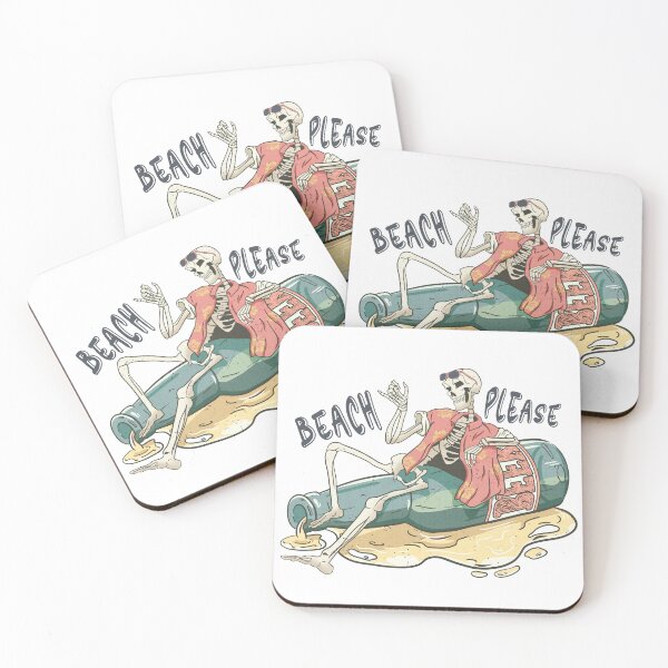 Item preview, Beach Please! Skeleton Chillout designed and sold by Acim0.