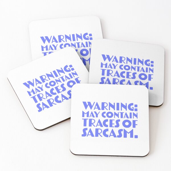 Item preview, WARNING! may contain traces of SARCASM designed and sold by jazzydevil.
