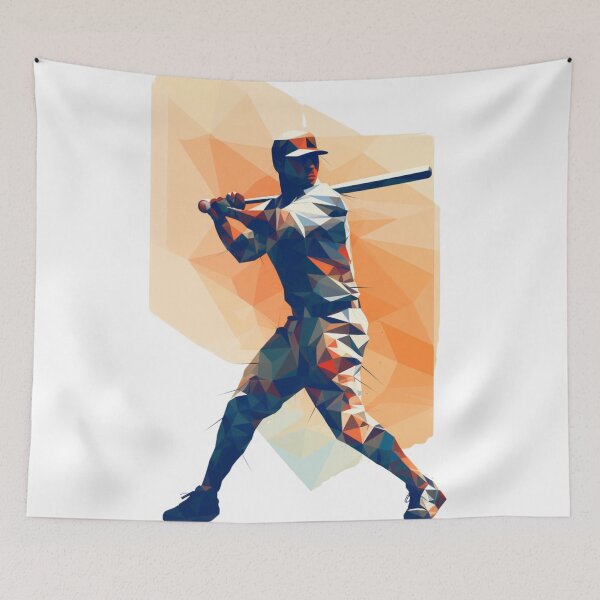 Item preview, A Baseball Player designed and sold by GoodOldVintage.