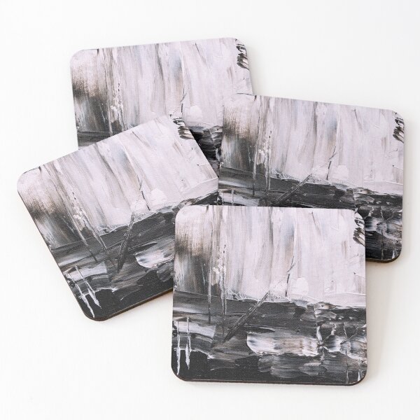 Item preview, Paint Texture Print - Arctic Ice Cliffs designed and sold by SunshineSales.