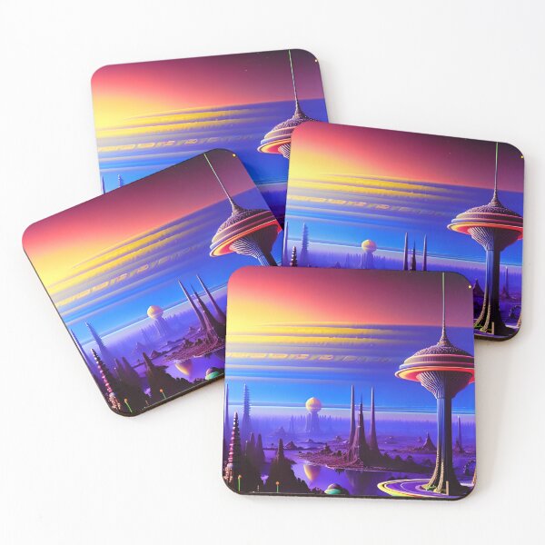 Item preview, Psychedelic Cyberpunk Alien Dreamscapes 131 designed and sold by Benito Del Ray.