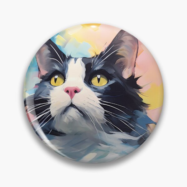Item preview, Watercolor colored cat02 designed and sold by UnaWu533.