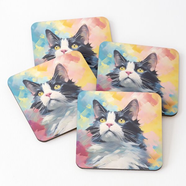 Item preview, Watercolor colored cat02 designed and sold by UnaWu533.
