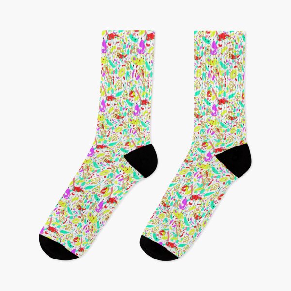 Artikelvorschau, Good Vibes Psychedelic Grafikdesign 3, Abstraktion, kräftiges, farbenfrohes, abstraktes, verspieltes Design, inspiriert von der Natur entworfen und verkauft von Adri Barnard.