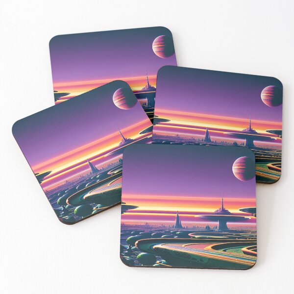 Item preview, Psychedelic Cyberpunk Alien Dreamscapes 132 designed and sold by Benito Del Ray.