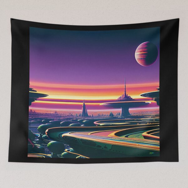 Item preview, Psychedelic Cyberpunk Alien Dreamscapes 132 designed and sold by Benito Del Ray.