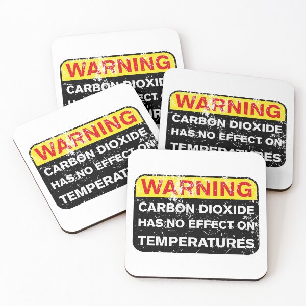 Item preview, CARBON DIOXIDE HAS NO EFFECT ON TEMPERATURES designed and sold by axelle1410.