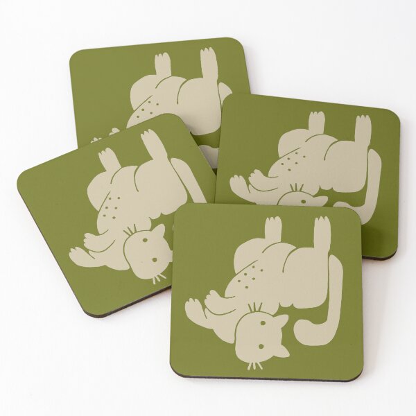 Item preview, Minimalistic Kitty Figure Illustration designed and sold by WhatWhatDesigns.