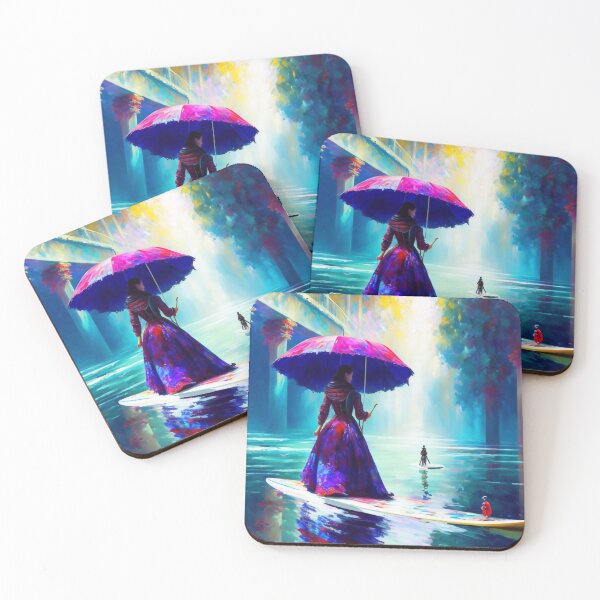 Item preview,  Lady on a surfboard designed and sold by M-Y-A-R-T-.