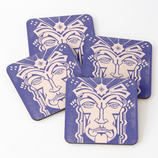 Item preview, Mercury Messenger of Gods Greek Mythology Blue designed and sold by VintageArchive.