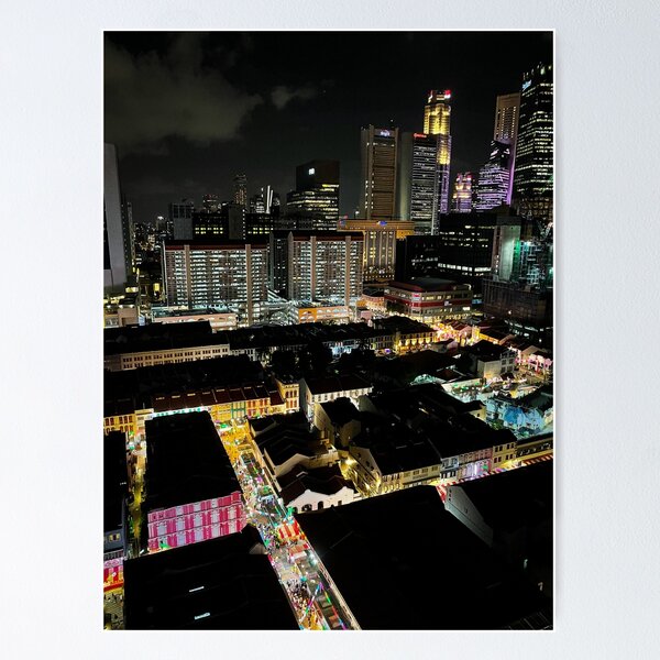 Item preview, Night Streets of Singapore designed and sold by AventuraCite.