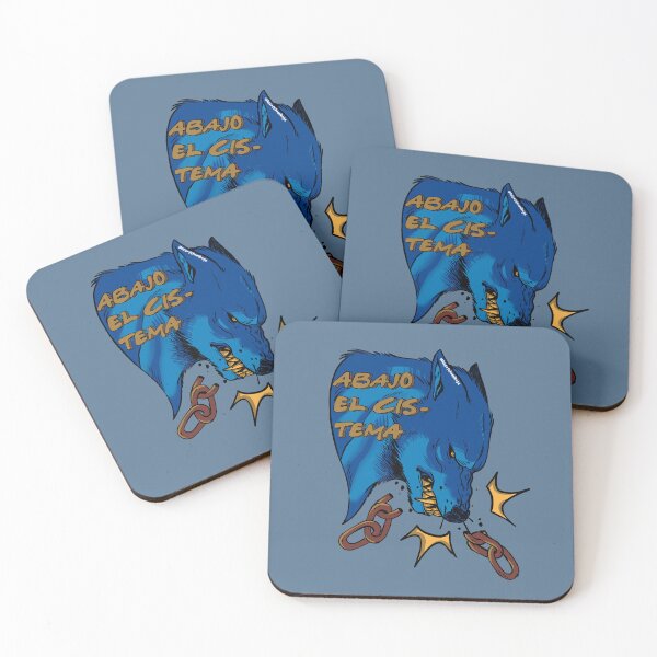 Item preview, Down with the cis-tem - Blue background designed and sold by Hecate Kamikaze.