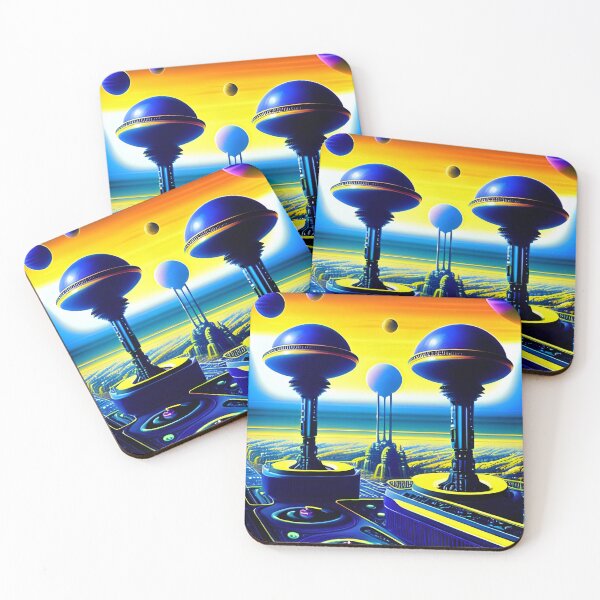 Item preview, Psychedelic Cyberpunk Alien Dreamscapes 133 designed and sold by Benito Del Ray.