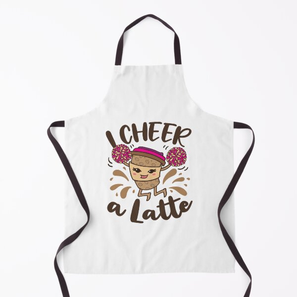 Item preview, I Cheer A Latte Cute Cheerleading designed and sold by jaygo.